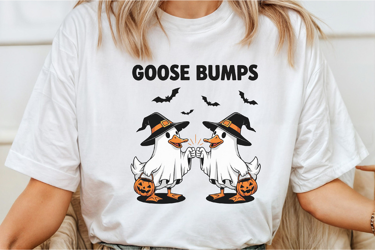 Funny Halloween Goose Bumps Sublimat, an Illustration by DreamCafeArt (Photo 2 of 7)