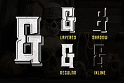 Hardsign - Layered Font, a Blackletter Font by Blankids Studio (Thumbnail 6 of 9)