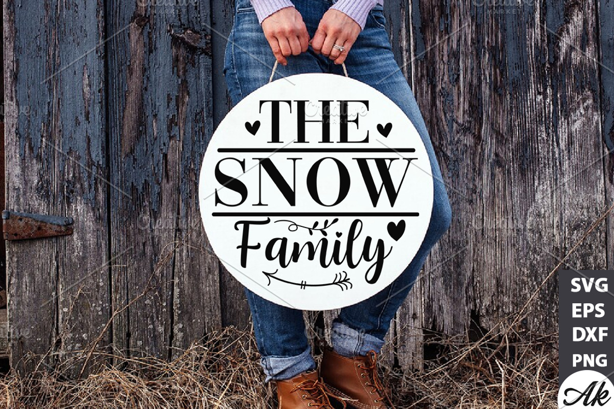 Family Round Sign SVG Bundle, a Graphic by akazaddesign (Photo 6 of 8)