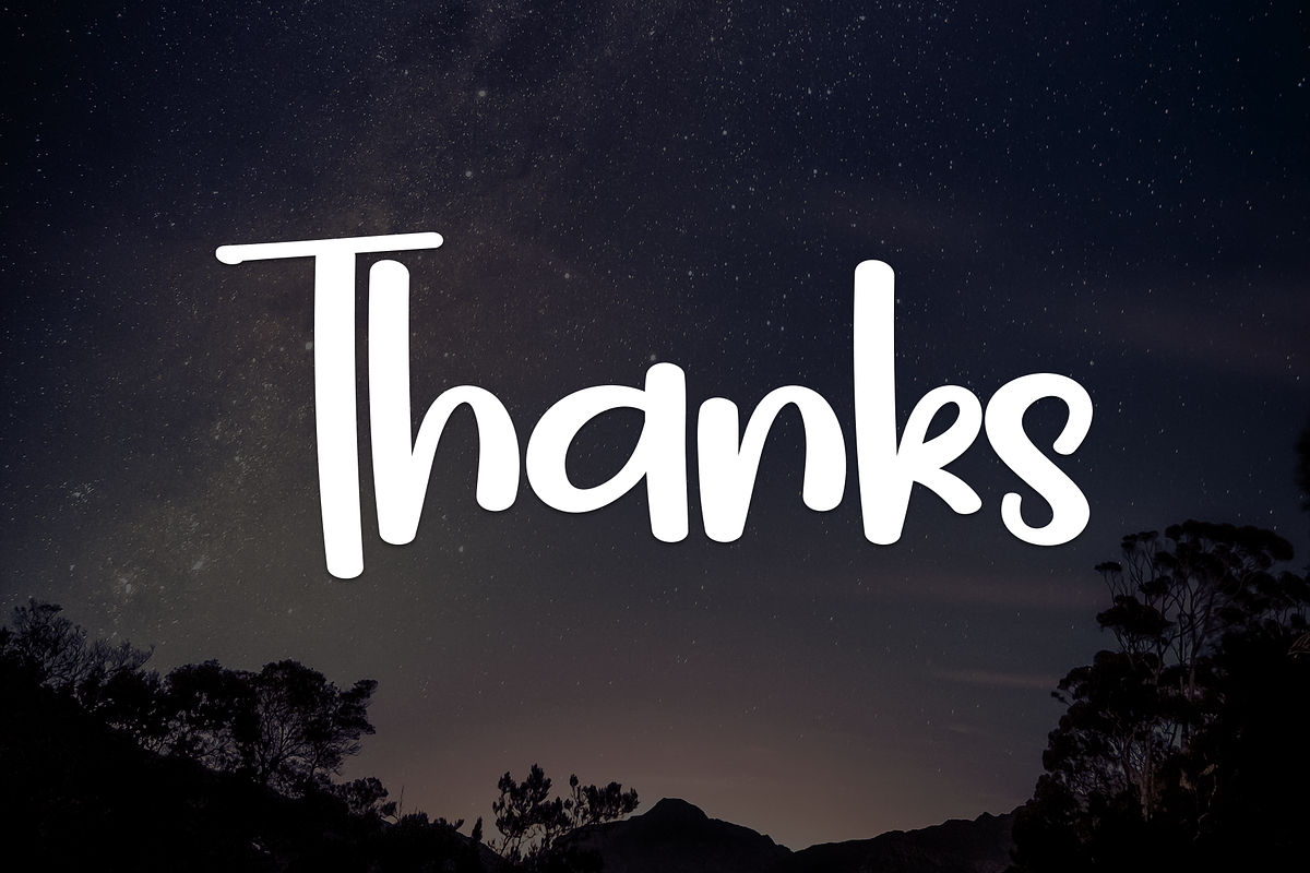 Midnight | Script Font, a Handwritten Font by Scratchones (Photo 8 of 8)