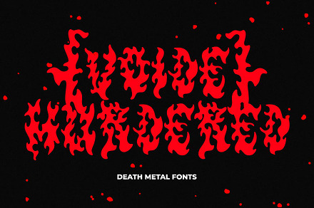 TF Voide Murdered, a Handwritten Font by TeenageFoundry