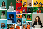 106 People with laptops, a Person Photo by Handmadefont (Thumbnail 6 of 13)