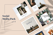 Social Media Pack Vol.9, a Social Media Template by uispot (Thumbnail 1 of 3)