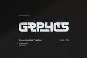Grphcs - Logo Font, a Sans Serif Font by Grontype (Thumbnail 1 of 10)