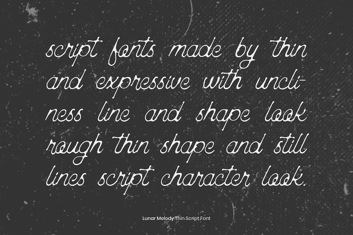 Lunar Melody, a Script Font by Rasiorise Studio (Photo 3 of 12)
