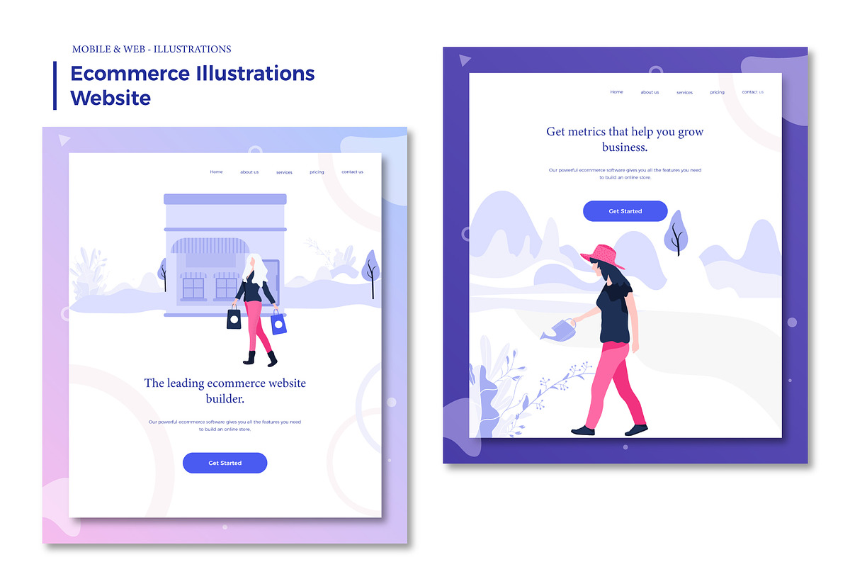 Error & Ecommerce Illustration, an Illustration by marwa_elgendy (Photo 5 of 6)