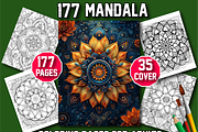 Mandala coloring Book for Adults, an Animal Illustration by Design Home (Thumbnail 1 of 7)