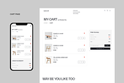 E-Commerce Furniture Website, an UI Kit Template by Ahmed Rubel (Thumbnail 7 of 10)
