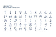Lighting and electric bulb icon set, an Icon by Icongeek26 (Thumbnail 3 of 4)