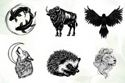 Black Animals icon clipart, an Illustration by CreationArt (Thumbnail 5 of 5)