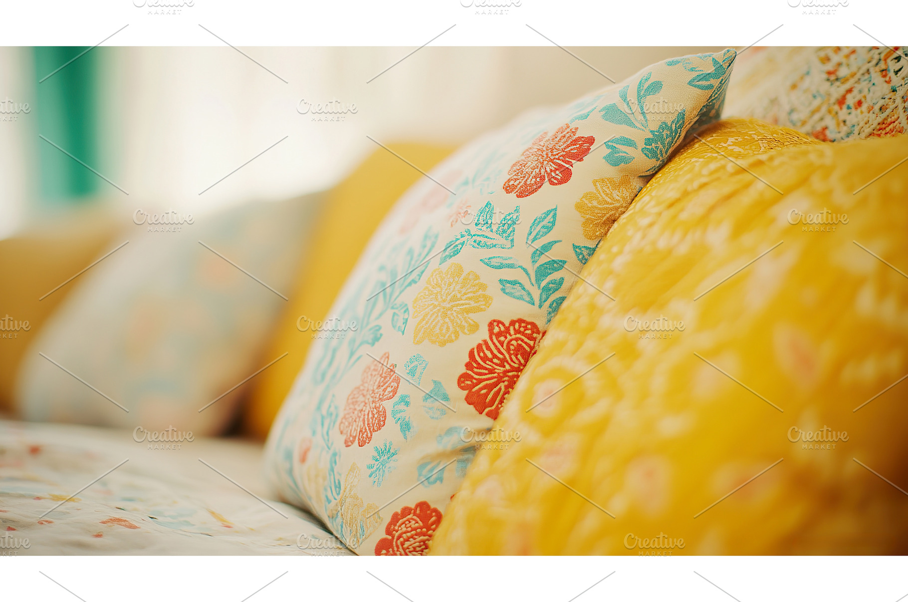 Colorful bohemian pillows add, an Arts & Entertainment Photo by Lermont51