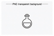 Lab Glassware Tube Flask Icons, an Outline Icon by Designfour (Thumbnail 4 of 7)