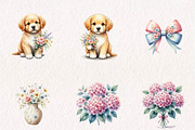 Pastel Clipart Bundle, a Seasonal Illustration by CreationArt (Thumbnail 2 of 7)