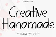 Creative Handmade, a Sans Serif Font by InermediaSTUDIO (Thumbnail 1 of 7)