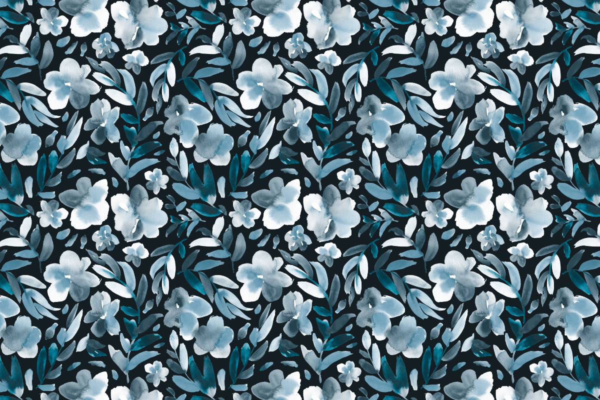 Grey, teal, blue and black, a Pattern Graphic by Anya-D (Photo 3 of 6)