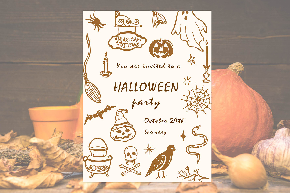 Whimsical Autumn Mood collection, an Object Illustration by RaDavCrafts (Photo 6 of 10)