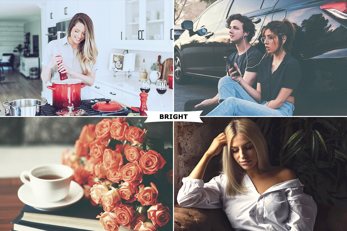 Bright Photoshop Actions preview 6