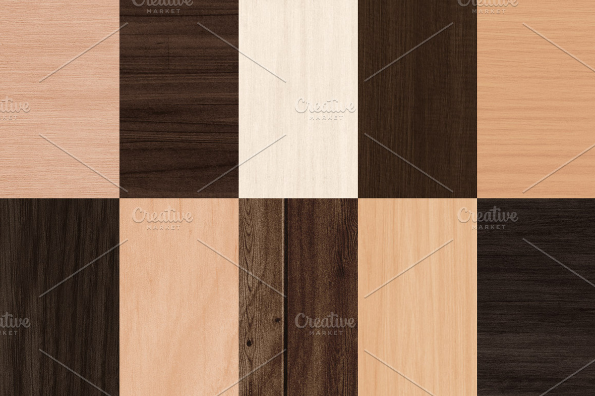 Seamless Wood Textures Bundle preview 2