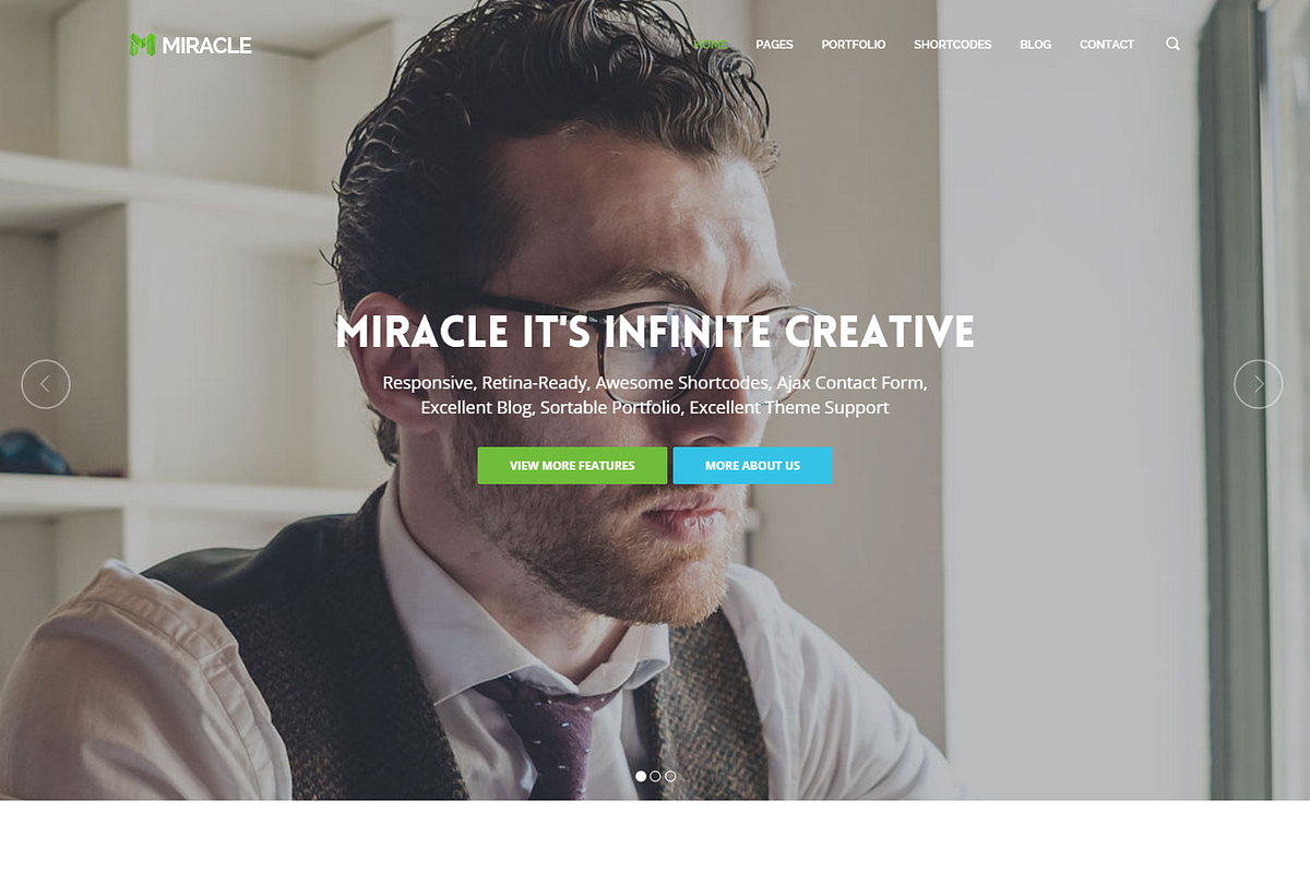 New Miracle - Responsive HTML5 Theme, a Websites & App Template by weblion (Photo 5 of 6)