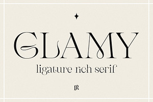 GLAMY - Ligature Rich Serif