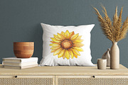 Sunflower watercolour collection., a Decorative Illustration by DamriNa art (Thumbnail 2 of 10)