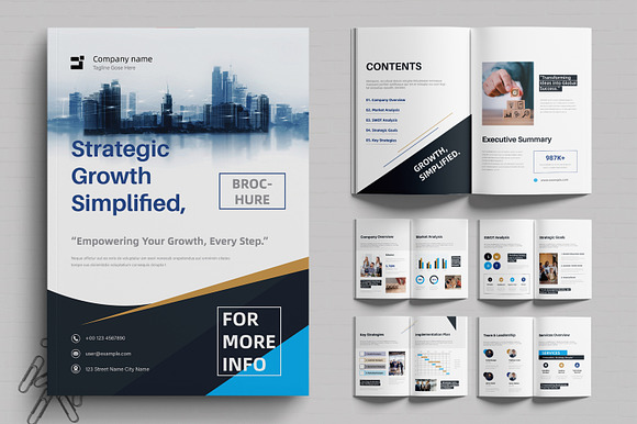 Modern Business Brochure Template preview 7