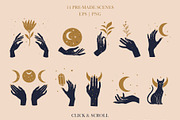 Boho Mystical collection, an Illustration by ms Julia Nova (Thumbnail 2 of 7)