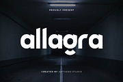 Allagra Modern Sans Font, a Sans Serif Font by Artiveko (Thumbnail 1 of 7)