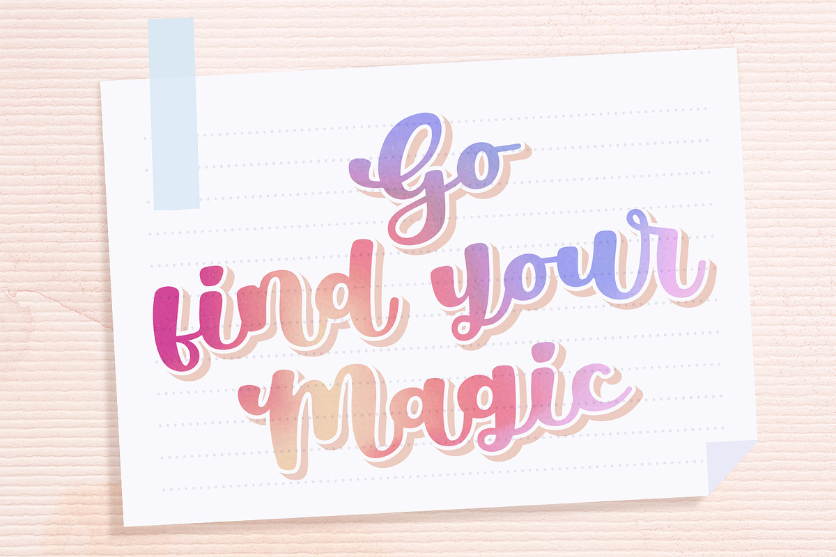 Shine Brighter Font Duo, a Script Font by Orenari (Photo 7 of 14)