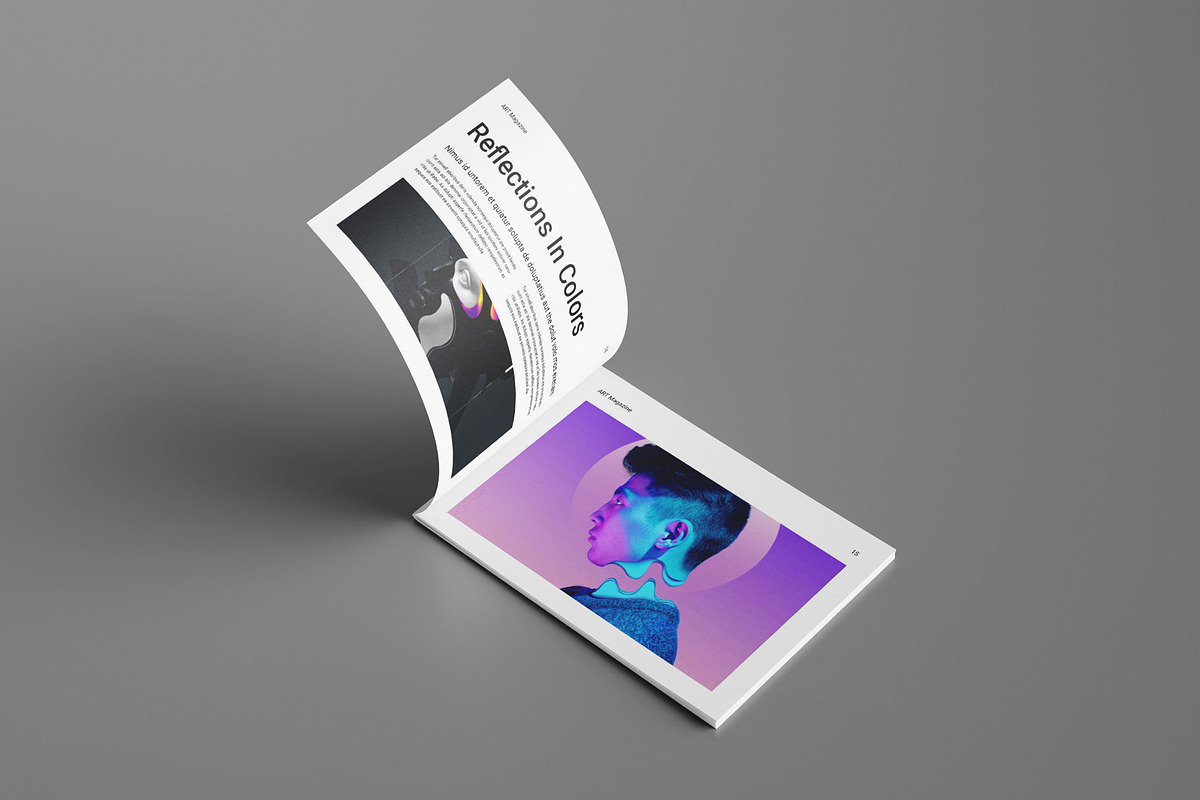 Art Exhibition Magazine Landscape, a Magazine Template by Seeing-art (Photo 8 of 10)