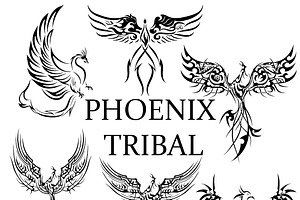 6 Phoenix Tribal Tattoos