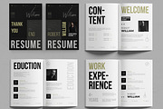 Resume Booklet, a Resume Template by MightyDesign (Thumbnail 2 of 6)