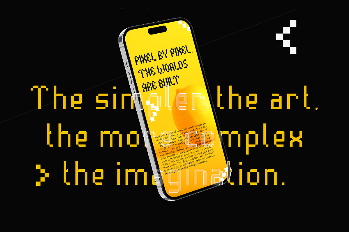 Pixto - Pixel Inspired Font, a Sans Serif Font by ghozai studio (Photo 5 of 7)
