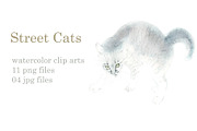 Street Cats, an Animal Illustration by Budogoshch (Thumbnail 1 of 6)