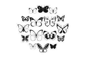 Butterfly Set Icons