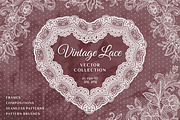 Vintage Lace. Vector collection, a Pattern Graphic by Molly art (Thumbnail 1 of 12)
