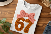 Faux Yarn Basketball Mom 67 Bow PNG, a Sport Illustration by SugarCloudStudioArt (Thumbnail 4 of 5)