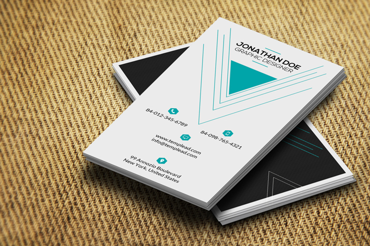 Corporate Business Card CM164, a Business Card Template by annozio (Photo 2 of 4)
