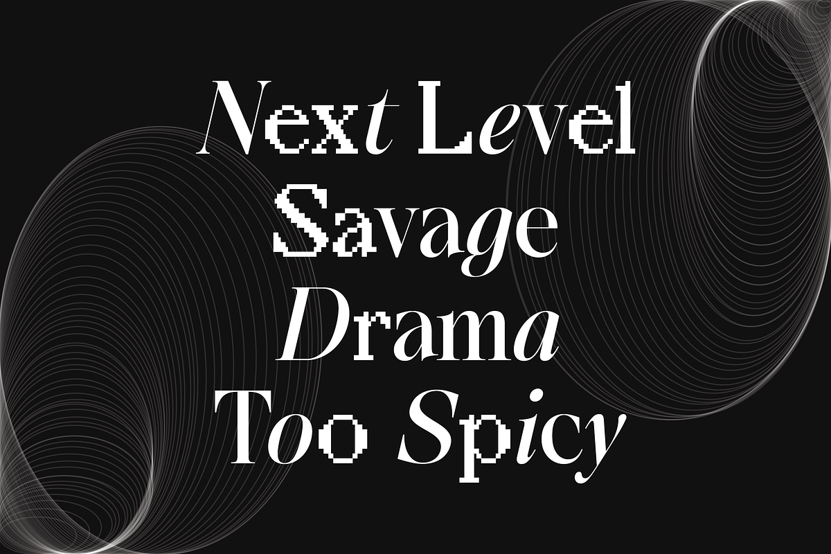 SS Default Lingo - Display Mix Font, a Serif Font by Typocracy Studio (Photo 3 of 12)