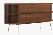 Joybird Vira Console Cabinet, a Furniture 3D Model by 3dmitruk (Thumbnail 3 of 7)