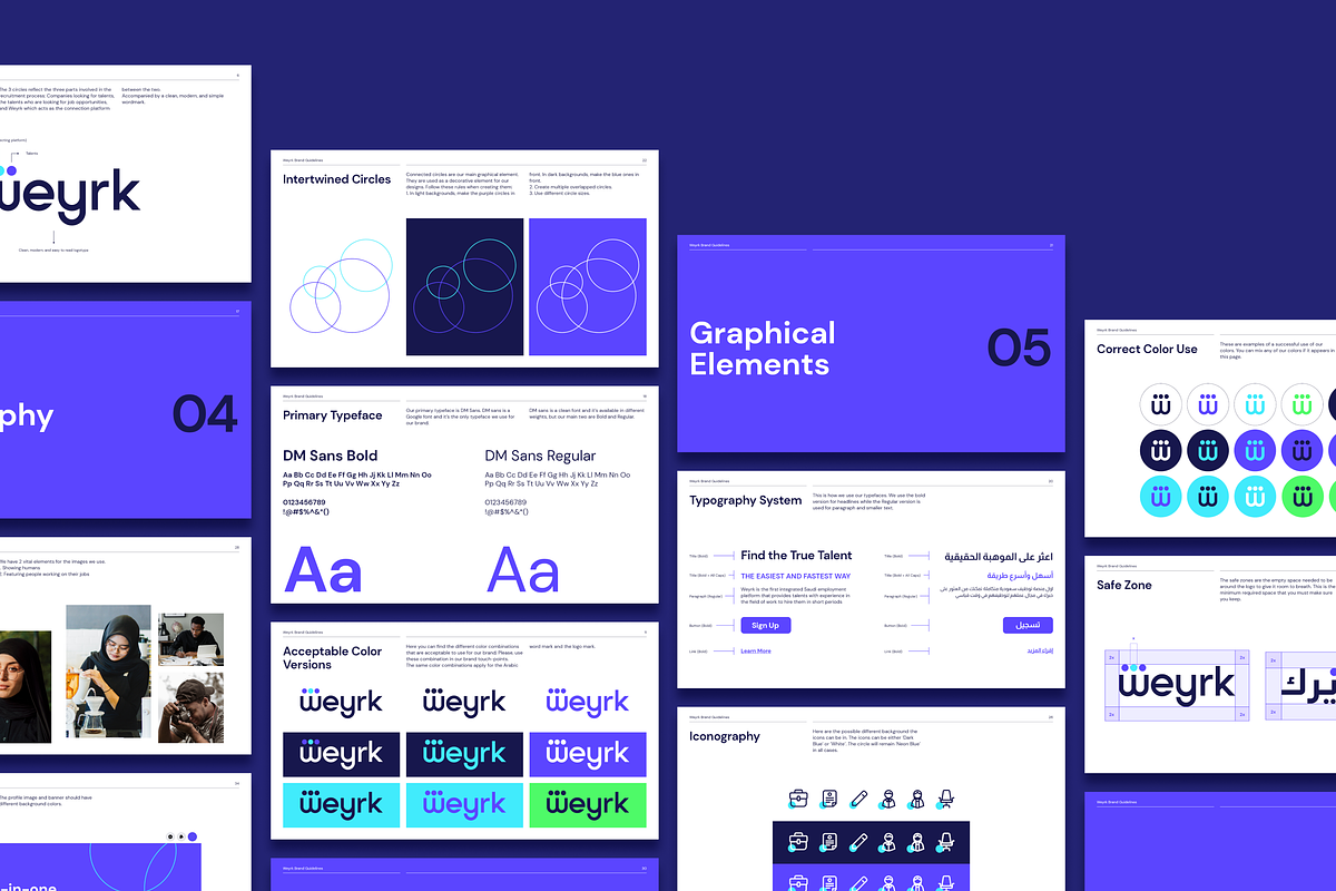Werk - Brand identity Guidelines, a Branding & Logo Template by Hamdi Designs (Photo 6 of 11)