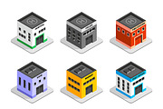 Isometric Building Set, a Graphic by Volyk (Thumbnail 1 of 7)