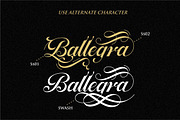 Ballegra Script Outline & Solid., a Script Font by typeline studio (Thumbnail 9 of 11)