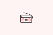 20 Radio & TV Icons, an Icon by Creative VIP (Thumbnail 5 of 5)