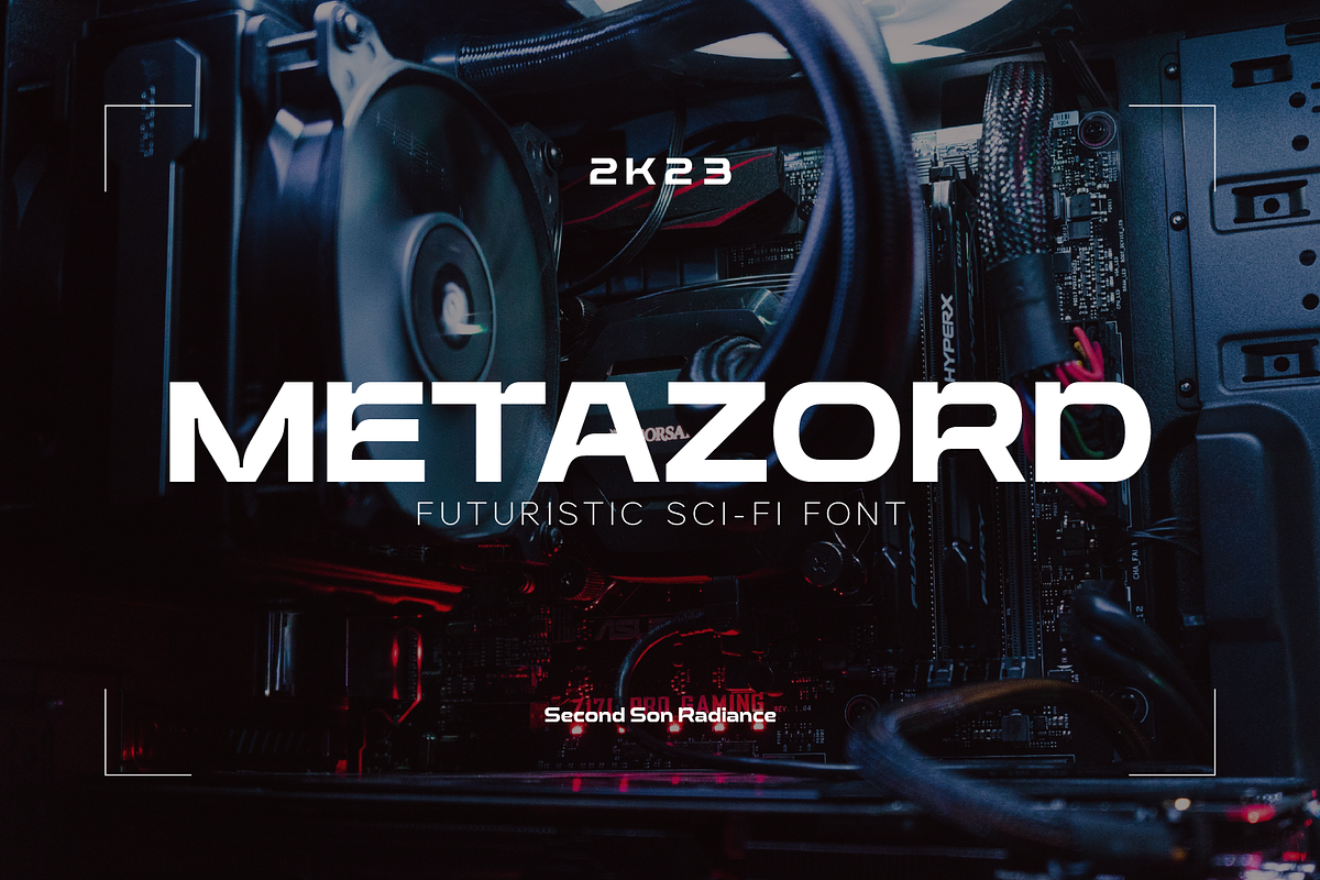 SS Metazord - Futuristic Font, a Sans Serif Font by Typocracy Studio (Photo 1 of 12)