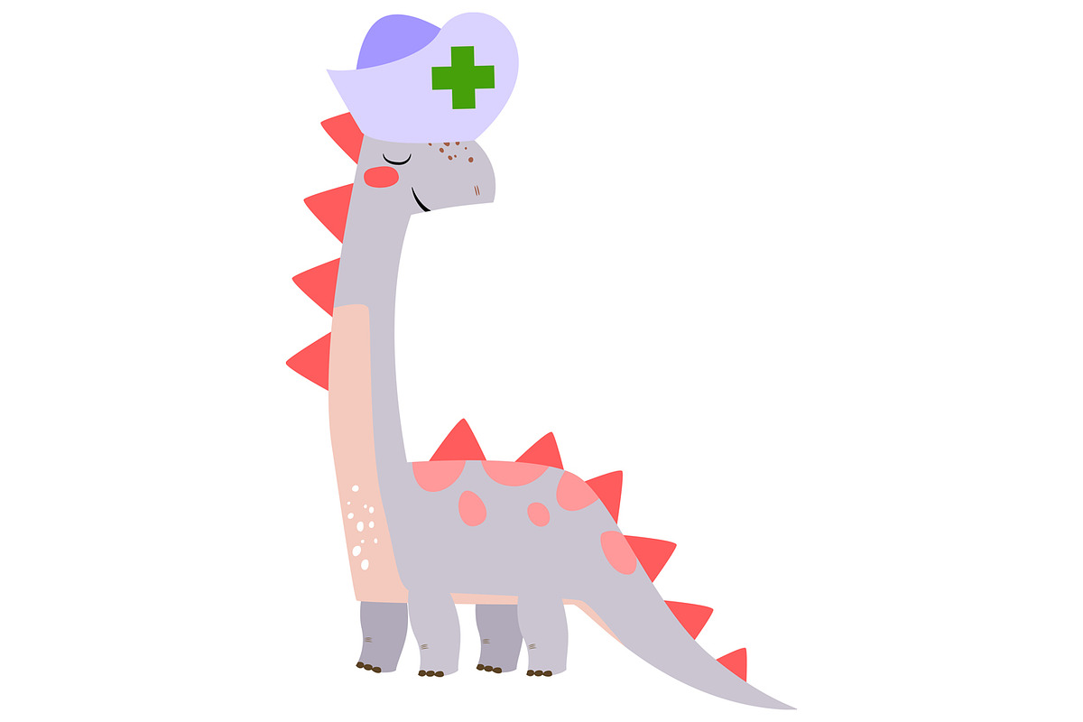Dino Doctor Clipart Set - Cute, an Object Graphic by the_myro (Photo 3 of 10)