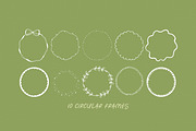 35 Whimsical Vector Borders + Frames, an Object Graphic by Design by Laney (Thumbnail 2 of 14)
