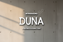 Duna | Elegant Modern Serif for Luxu