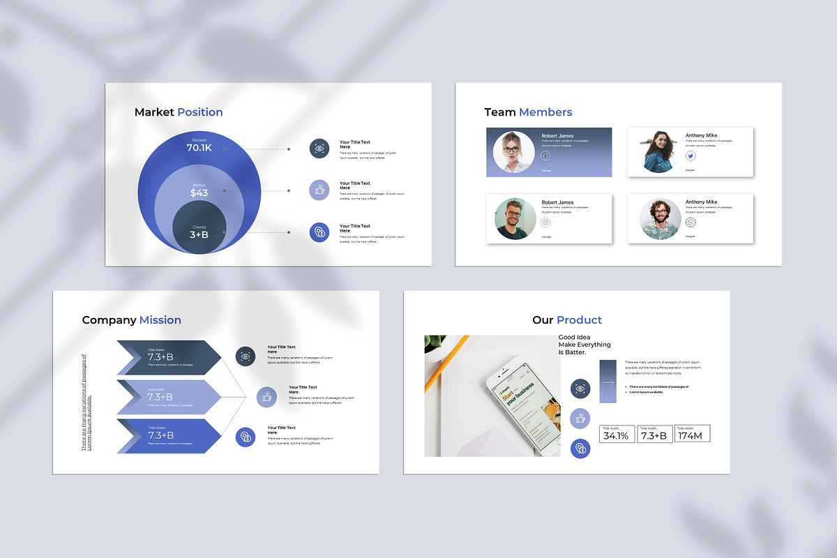 Pitch-Deck Presentation Template, a Presentation Template by Creative-Work (Photo 4 of 9)