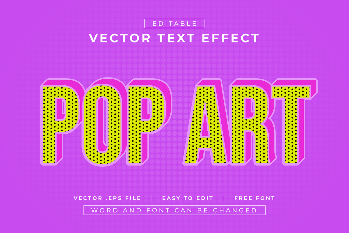 16 Pop Art Style Text Effects | EPS, a Layer Style Add-On by padilah_a (Photo 18 of 20)